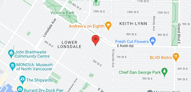 map of 105 288 E 6TH STREET